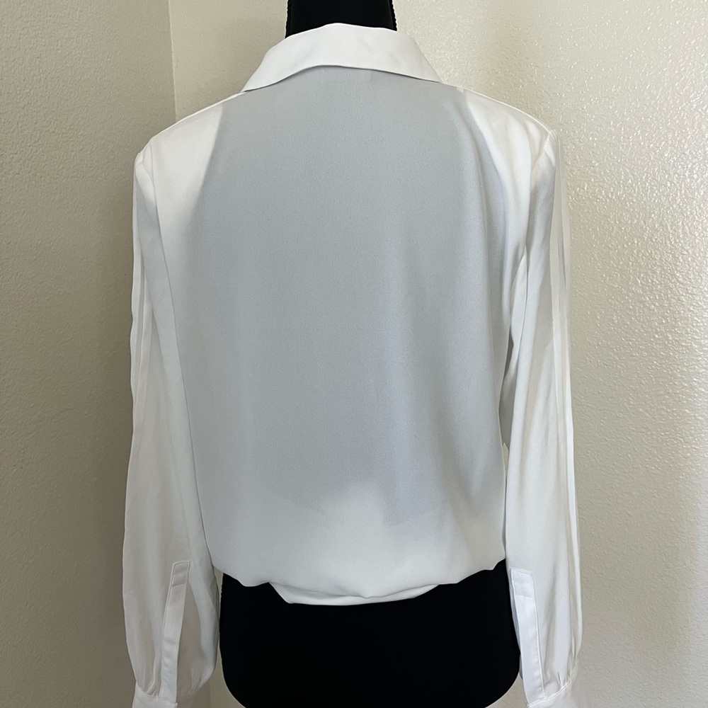 Elisabetta Franchi White Women's Blouse - Picture 3 of 8